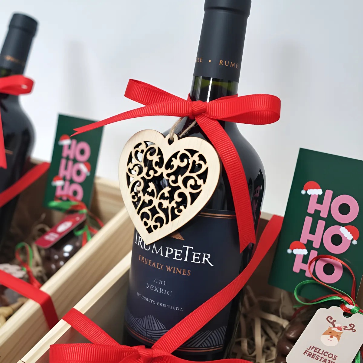 regalo navideño con vino empresarial 2