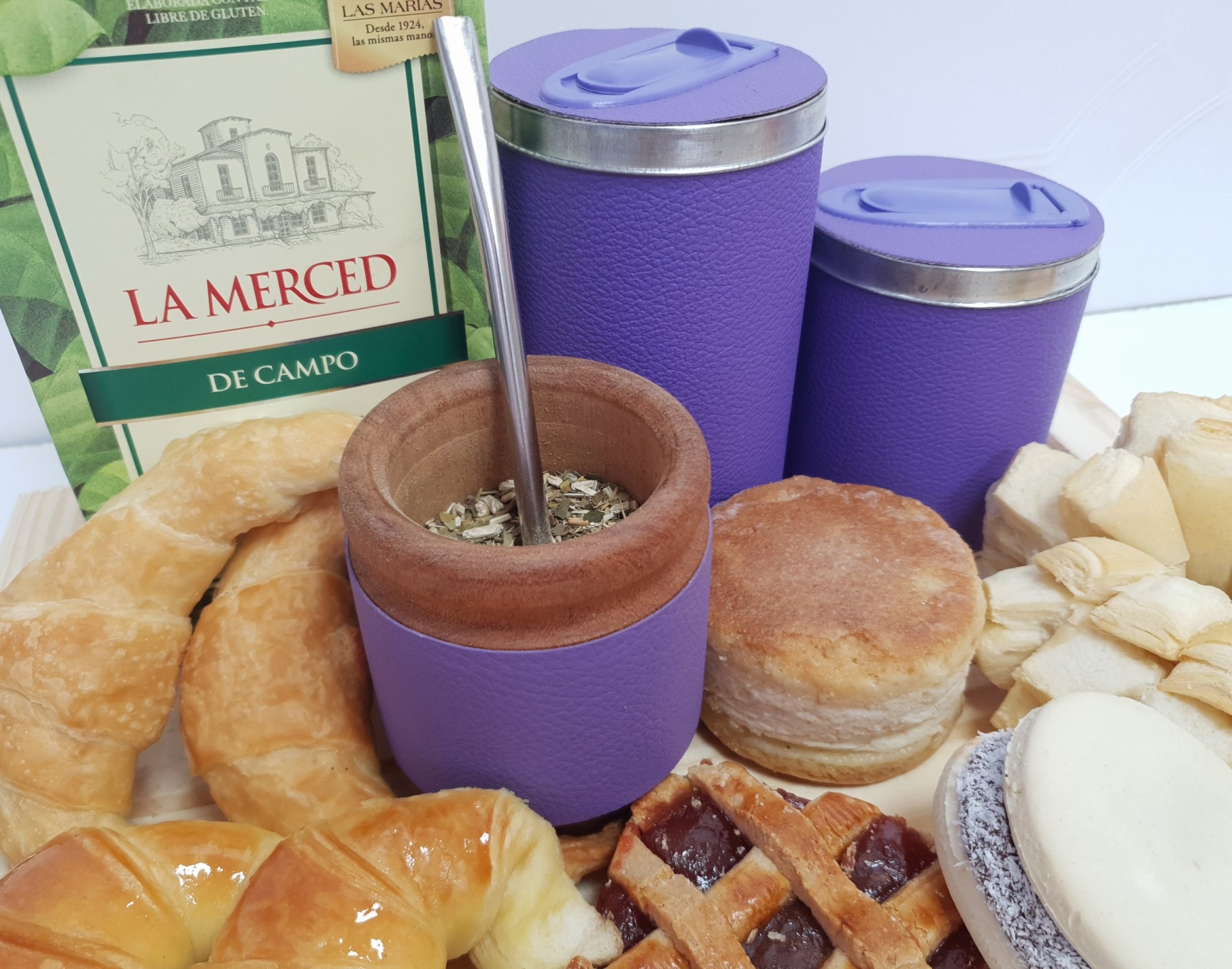 desayuno matero violeta