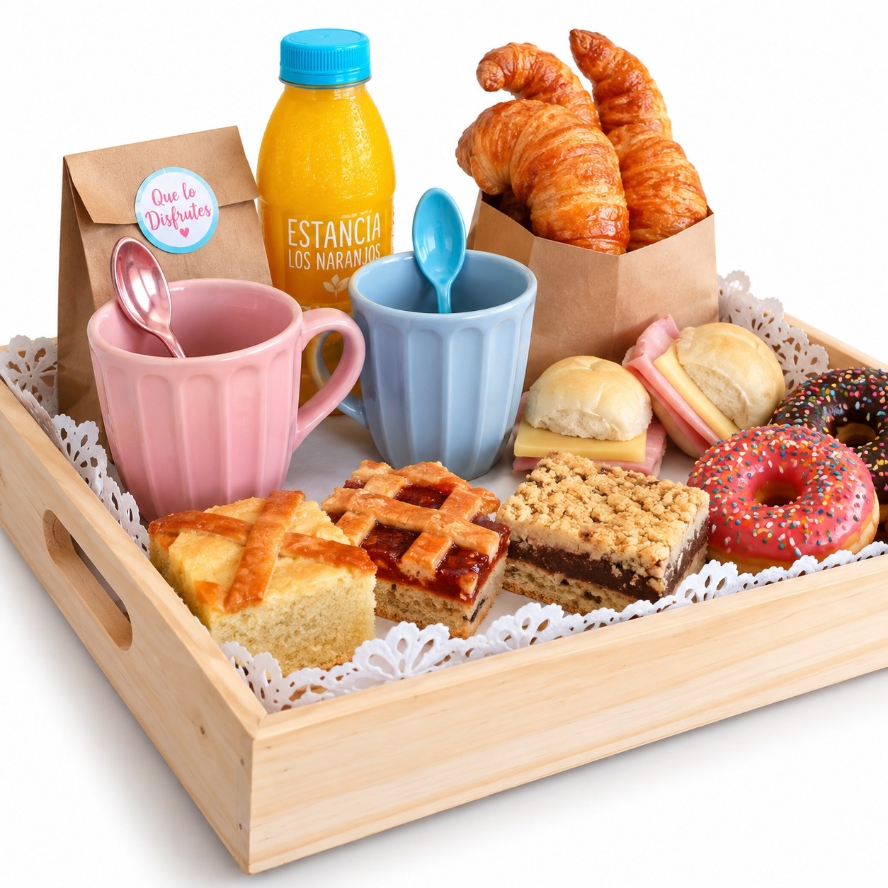 desayuno para dos personas a domicilio
